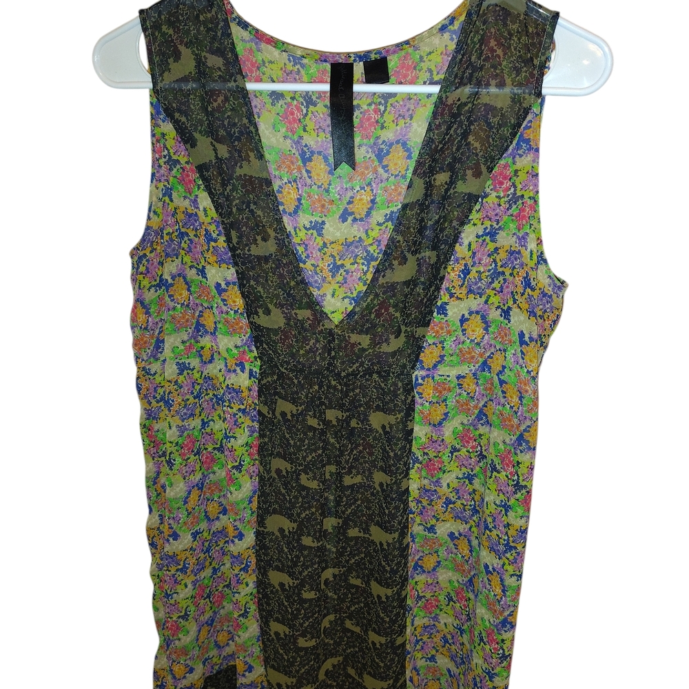 Peticoat-Multicolor Floral V-Neck Blouse